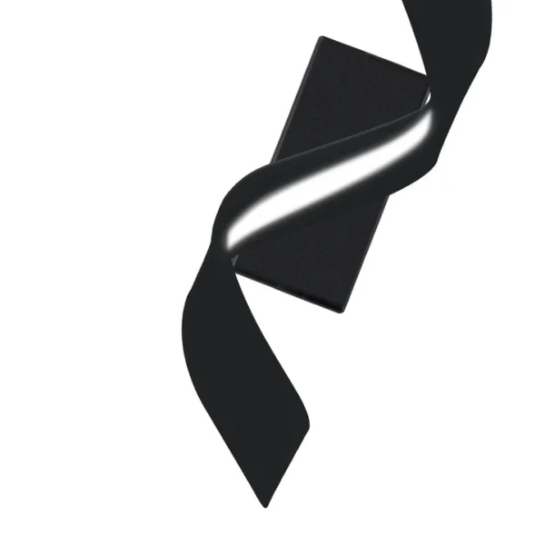 Decorative LED Ribbon Spiral Wall Sconce - Image 8